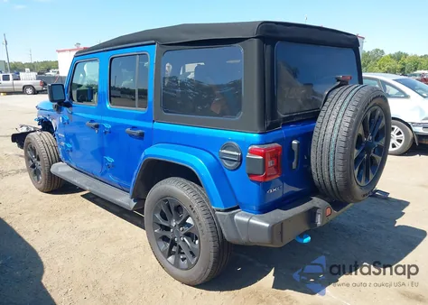 2024 Jeep Wrangler Sahara 4Xe from USA, damaged, VIN 1C4RJXP69RW211618